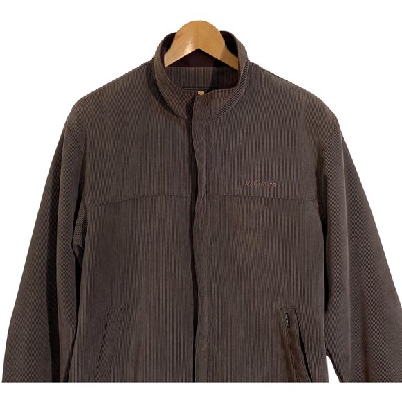JACK TAYLOR Brown Corduroy Men’s Vintage Jacket w/ Full Zip & Collar Sz. S / 95 - Picture 6 of 10